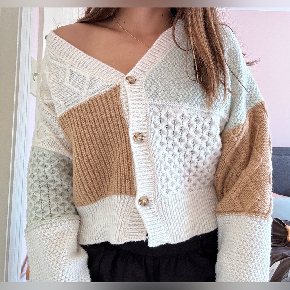 Altar’d State patchwork sweater